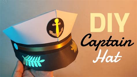 diy captain hat|paper captain's hat instructions.